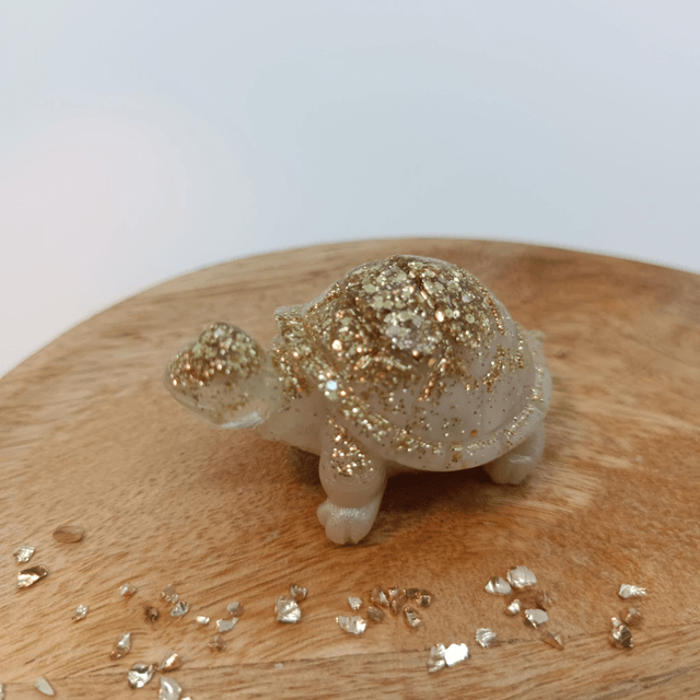Tortue - Blanc et Or