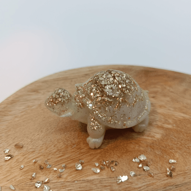 Tortue - Blanc et Or